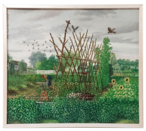 de Belgische kunstenaar Paul Van Dessel