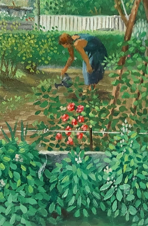 Schilderij Belgische schilder Paul Van Dessel