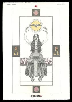 Tekening uit 2018 van de Belgische kunstenaar Paul Van Dessel kopen