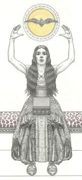 Paul Van Dessel met een tekening uit 2018