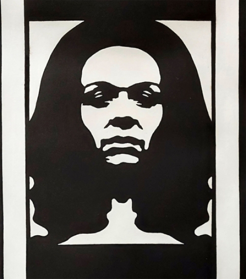 Kunstwerkje op papier van Paul Van Dessel