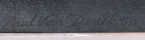 Olieverfschilderij van P. Van Dessel