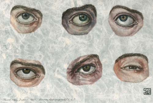 Aquarel van de Belgische kunstenaar Paul Van Dessel kopen