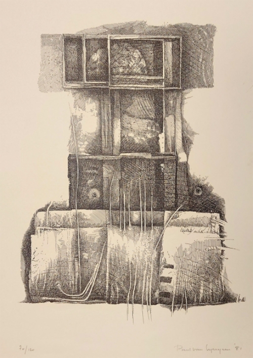 Ets van de Belgische graficus Paul Van Gysegem