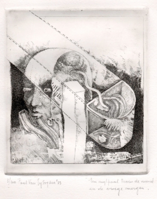 Ets van de Belgische graficus Paul Van Gysegem