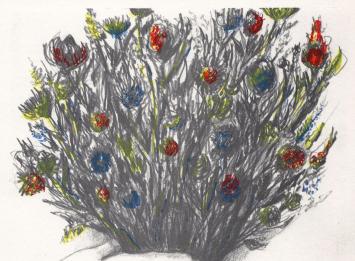 Opgehoogde litho van Paul Verbeeck