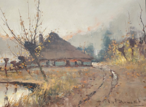 Belgische kunstenaar, kunstschilder H. J. Pauwels