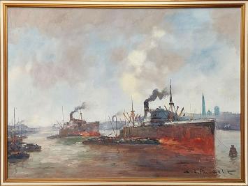 Groot schilderij van kunstenaar H.J. Pauwels kopen