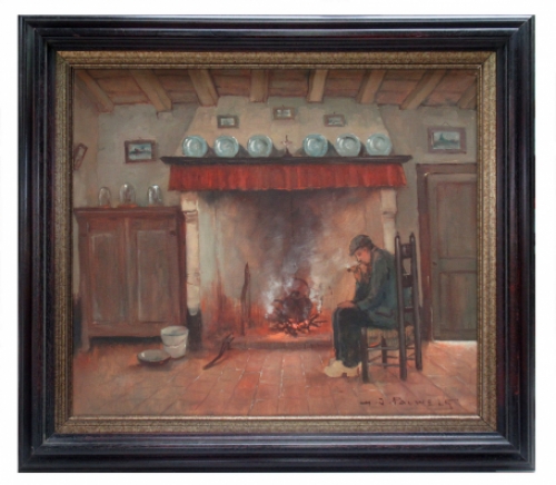 Schilderij van Belgische schilder Henri Joseph Pauwels