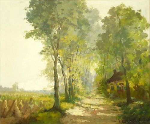 Schilderij van Belgische schilder Henri Joseph Pauwels