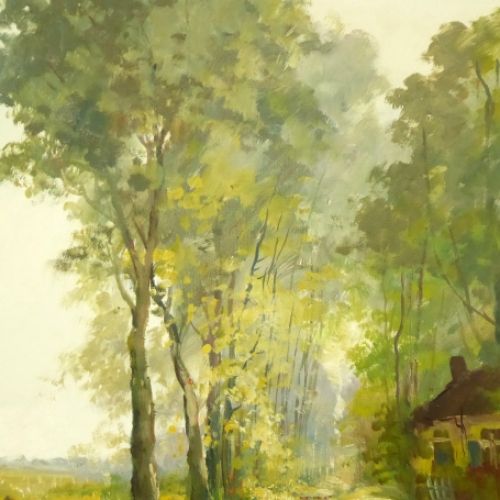 Belgische kunstenaar, schilder H. J. Pauwels