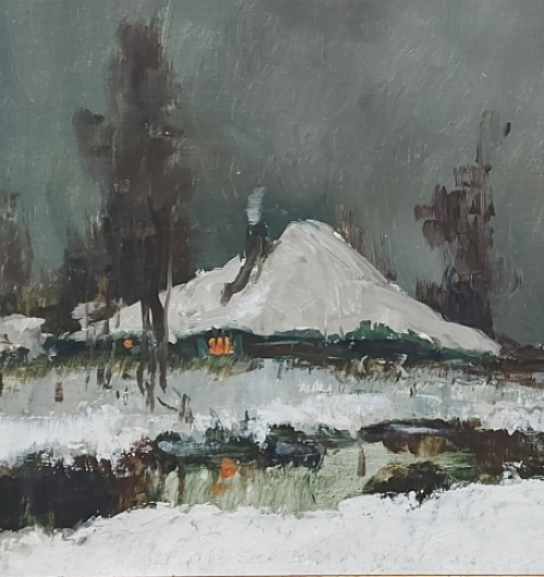 Belgische kunstenaar, kunstschilder H. J. Pauwels