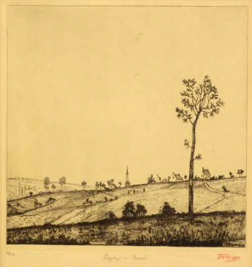 Lanschap Beersel van Jehan Frisan