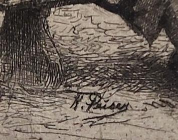 Ets van Antwerpse kunstenaar Peiser