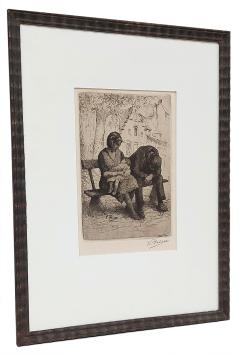 Man en vrouw met kind op bankje