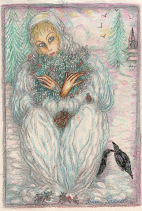 Kunstwerk van de Franse graficus Hélène Perdriat