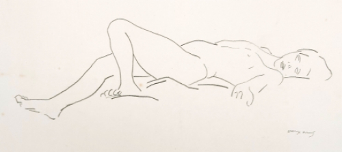 Inktdrawing from the Catalan artist Pere Creixams