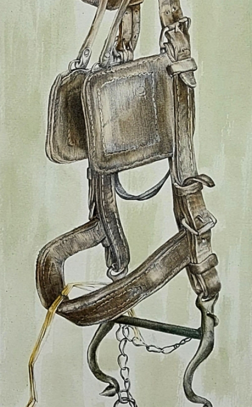 Lithografie van de Belgische kunstenaar Petrus Valckx