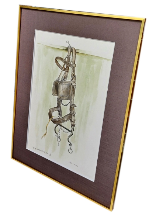 Geaquarelleerde litho EA