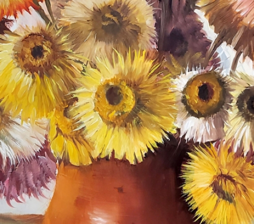 Schilderij van de Belgische kunstenaar Petrus Valckx