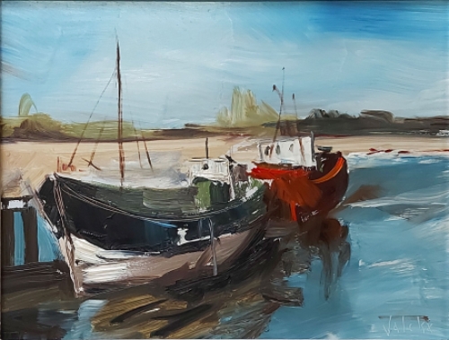 Schilderij door de Belgische kunstenaar Petrus Valckx