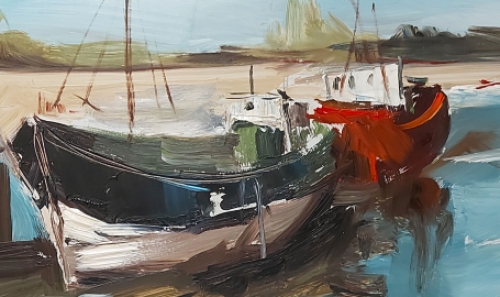 Schilderij van de Belgische kunstenaar Petrus Valckx