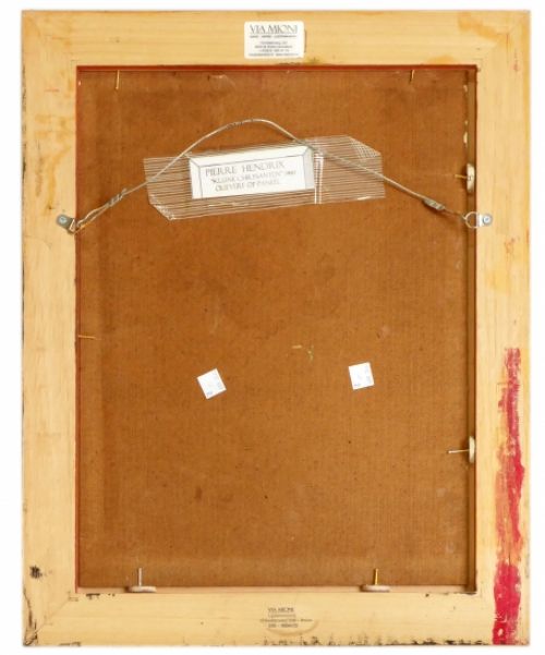 Stilleven Kleine Chrysanten olieverf op paneel 1960