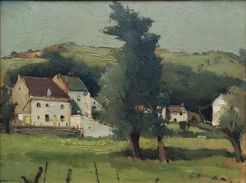 De Belgische kunstschilder Pierre Hendrix