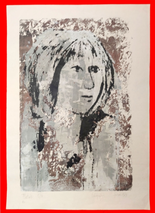 Zeefdruk van de Belgische kunstenaar Pierre Pasteels kopen