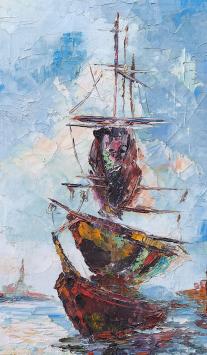 Groot Marineschilderij