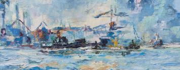 Groot Marineschilderij