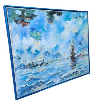 Groot Marineschilderij