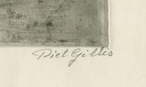 De garnaalvisser aan de waterkant 1/5