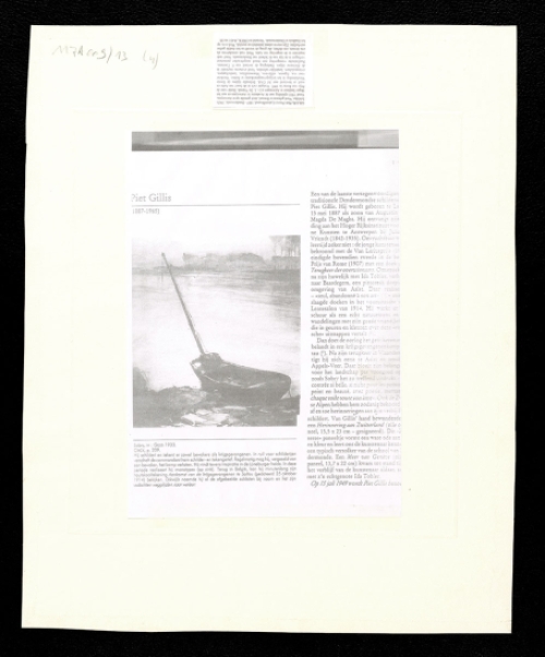 2 bootjes aan het water, originele afdruk Ets 1/5