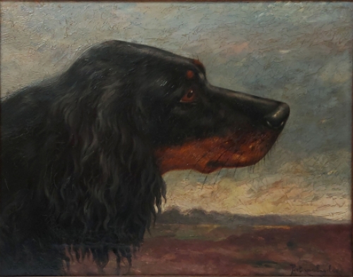 Schilderij van de Belgische schilder Piet (Pierre) Van Engelen