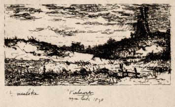 Gravure van Piet Verhaert, t meuleke