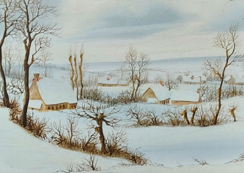 Landschapje uit 1980 van Piet Willequet
