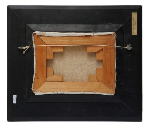 Winterlandschapje vanuit de heuvel 1980