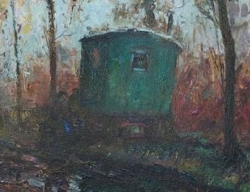 Schilderij op doek van de kunstenaar Pieter Gorus