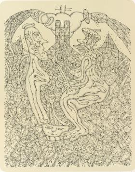 Pjeroo Roobjee met een genummerde litho