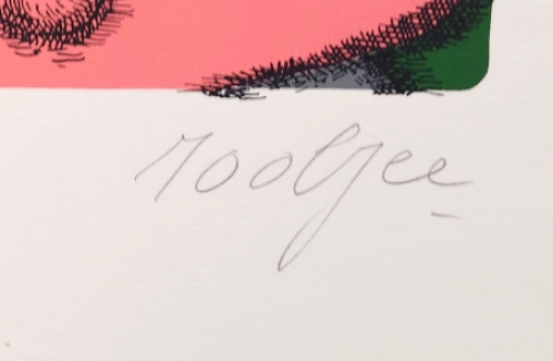 Belgische lithomaker en schilder Pjeroo Roobjee