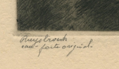 Ets van de Brusselse etser Pol Craps kopen