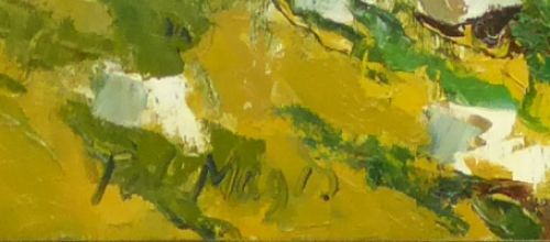 tableau de Pol Magis  artiste belge