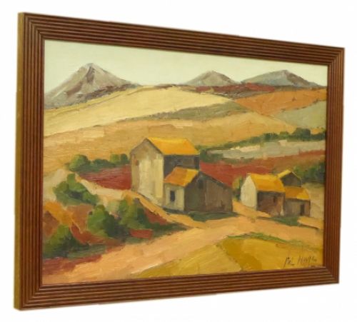 tableau de Pol Magis  artiste belge