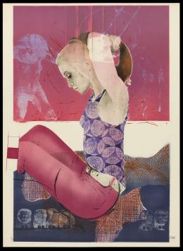 Litho uit 1974 van de Belgische kunstenaar Pol Mara kopen