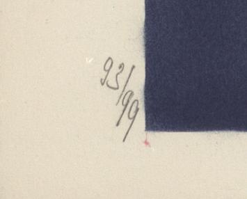 Litho 1974 Equilibrium stable I 93/99