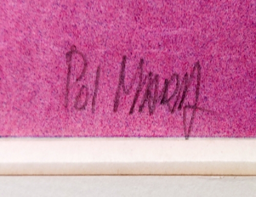 Paars-violette compositie met dame 26/59