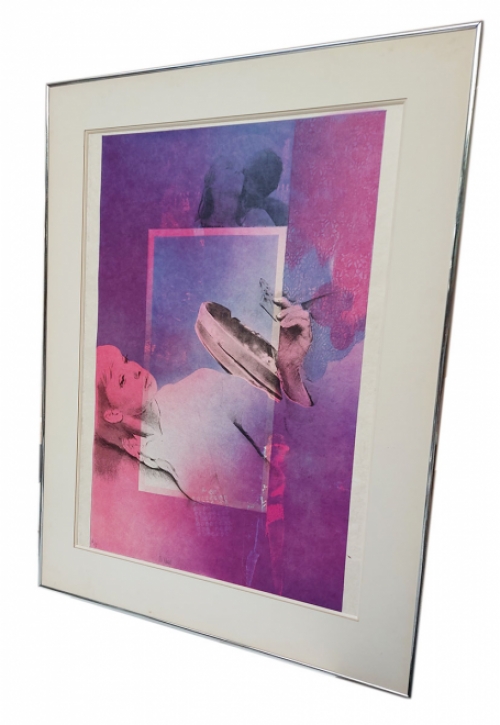 Paars-violette compositie met dame 26/59