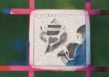 Litho van de Belgische graficus  Pol Mara kopen