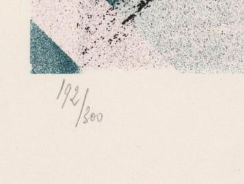 Lithografie van Pol Mara kopen uit 1971